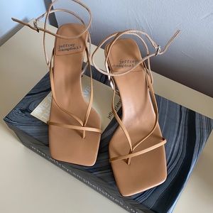 Jeffrey Campbell nude sandal size 8.5